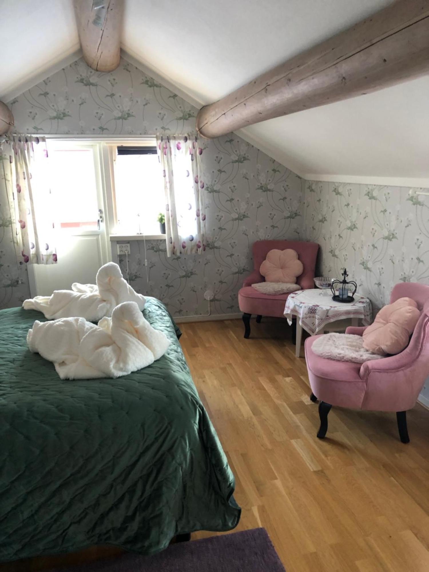 Mysigt Boende I Raettvik Med Utsikt Oever Siljan エクステリア 写真
