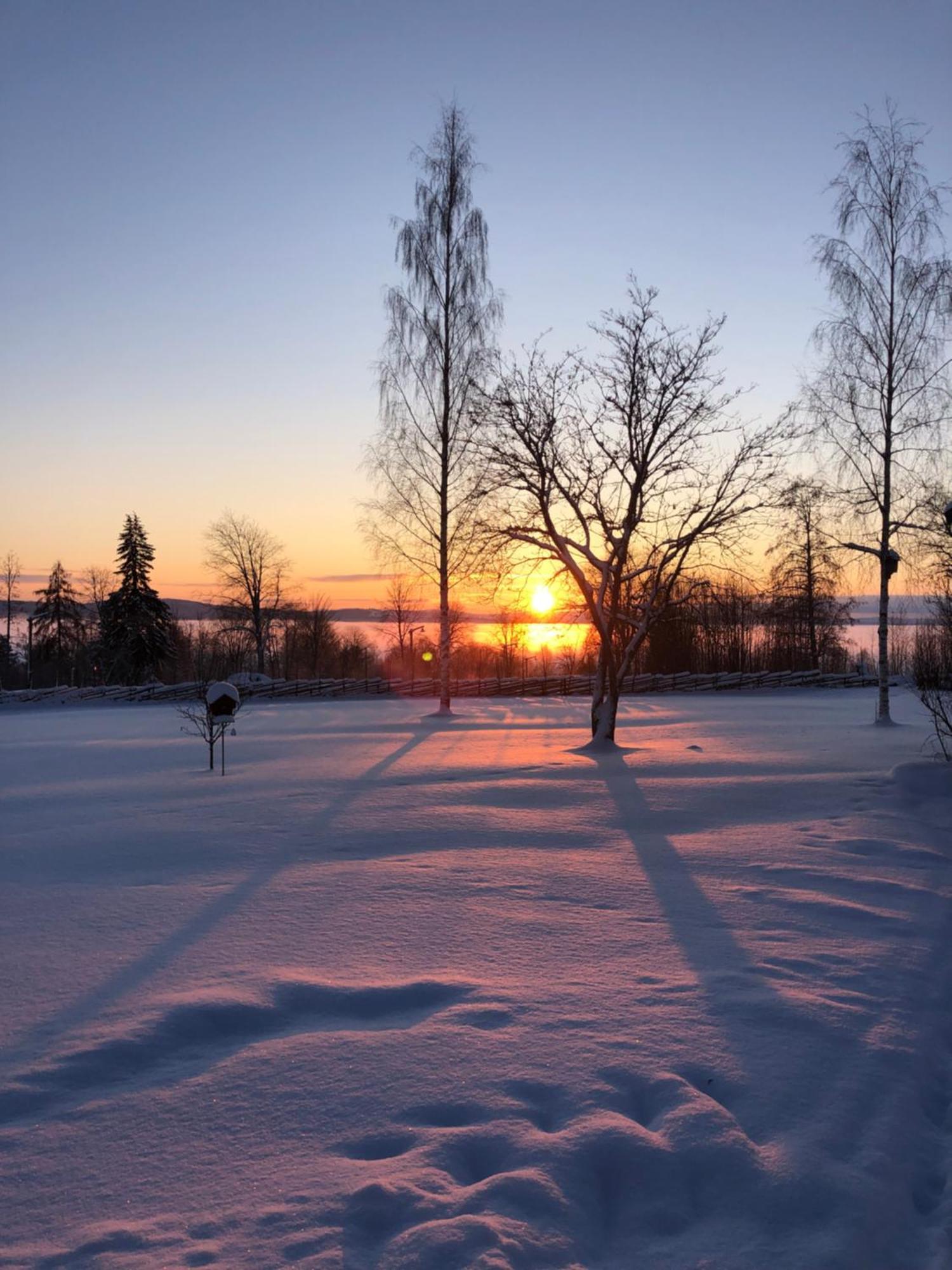 Mysigt Boende I Raettvik Med Utsikt Oever Siljan エクステリア 写真